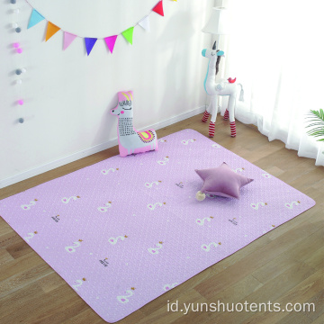 Kapas Bayi Play Mat Round Crawl Mat